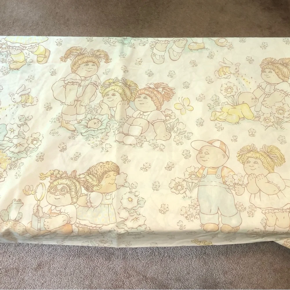 Vintage Cabbage Patch Full size flat sheet